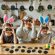 JULMELON 36 PCS Diwali Crafts, Rainbow Scratch Art DIY Scratch Paper Cards Magic Color Diwali Gifts Arts and Craft Kits Bulk Happy Diwali Party Favors School Activities Games