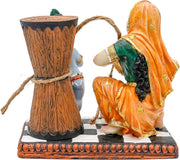 Hindu God Krishna and Yashoda - 7.9