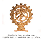 Wonder Care | Lord Nataraja Dancing Shiva Statue Sculpted in Great Detail in Antique Finish - Hindu God Statue | Home Decor | Mandir | Gift | Hindu God Idol| Natraj