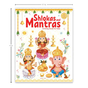 Shlokas and Mantras - Activity Book For Kids - Illustrated Book With Engaging Activities and Sticker Sheets