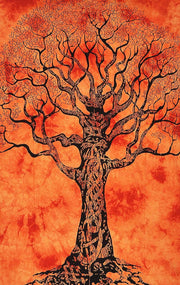 AVA Collections Tapestry Multicoloured Wall Hanging Psychedelic Tapestries Indian Cotton Poster Picnic Sheet Wall Decor Blanket Wall Art Hippie Bedroom Décor (Purple, Meditation Yoga)