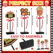 3 Pcs Happy Diwali Table Decorations Indian Festival of Lights Wooden Signs for Hindu Deepavali Party Decor (Diwali)