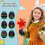 JULMELON 36 PCS Diwali Crafts, Rainbow Scratch Art DIY Scratch Paper Cards Magic Color Diwali Gifts Arts and Craft Kits Bulk Happy Diwali Party Favors School Activities Games