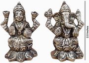 Crafts of India Lord Vishnu Small Brass Statue - Divine Décor, 3-inch Handcrafted Hindu Sculpture for Home Altar and Spiritual Spaces