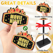 3 Pcs Happy Diwali Table Decorations Indian Festival of Lights Wooden Signs for Hindu Deepavali Party Decor (Diwali)