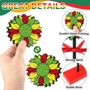 3 Pcs Happy Diwali Table Decorations Indian Festival of Lights Wooden Signs for Hindu Deepavali Party Decor (Diwali)