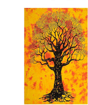 AVA Collections Tapestry Multicoloured Wall Hanging Psychedelic Tapestries Indian Cotton Poster Picnic Sheet Wall Decor Blanket Wall Art Hippie Bedroom Décor (Purple, Meditation Yoga)