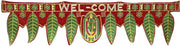 SATVIK 3 ft. Handcrafted Embroidered Toran/Door Valance ,Diwali Decorations Hanging Door Valance Shubh Deepawali Puja Bandhanwar. Indian Hindu Festival Decorations Items