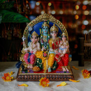 Hindu God Shiva Family Statue - 6.9