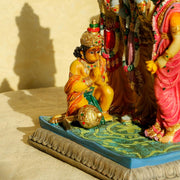 alikiki Hindu God Sita Family Statue - 6.8”H Indian Idol Sita Rama Laksman Hanuman Figure Murti Item Home Office Temple Mandir Shrine Altar Pooja Decor India Diwali Puja Gifts for Friends