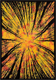 AVA Collections Tapestry Multicoloured Wall Hanging Psychedelic Tapestries Indian Cotton Poster Picnic Sheet Wall Decor Blanket Wall Art Hippie Bedroom Décor (Purple, Meditation Yoga)