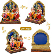 Hindu God Shiva Family Statue - 6.9