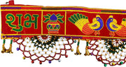 Crafts of India Shubh Labh Handmade Traditional Bandhanwar Hanging Toran for Main Door for Diwali Décor