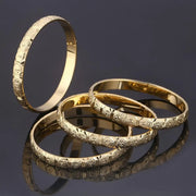 4pcs Fashion Bangle Jewelry Duabi Ethiopian Gold Color Women Bangles Jewelry Gift