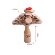 Fly AC Toy - Wooden Toys Bottle Balance Game Toy Funny Family Party Game for Ages 3 and Up