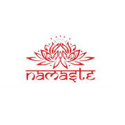 Indian Namaste Lotus Wall Sticker Living Room Background Decal Mural Home Decor Домашний декор