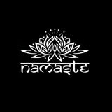 Indian Namaste Lotus Wall Sticker Living Room Background Decal Mural Home Decor Домашний декор