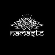 Indian Namaste Lotus Wall Sticker Living Room Background Decal Mural Home Decor Домашний декор