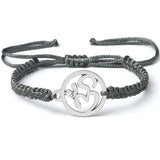 ચાર્મ ઓએમ સિમ્બોલ હેન્ડમેડ બ્રેઇડેડ રોપ સ્ટ્રિંગ એડજસ્ટેબલ લાલ કાળા બ્રેસલેટ મહિલા પુરુષો લકી ફેશન જ્વેલરી મિત્ર ભેટ પ્રાર્થના