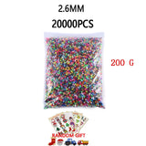 24/72 colors box set hama beads toy 2.6/5mm perler educational Kids 3D puzzles diy toys fuse beads pegboard sheets ironing paper