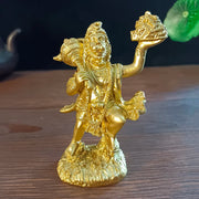 Gold Hanuman Statue Figurine Ornaments Resin Indian Hindu Monkey God Buddha Statues Sculpture Home Decoration Lucky Gift