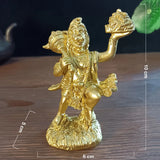 Gold Hanuman Statue Figurine Ornaments Resin Indian Hindu Monkey God Buddha Statues Sculpture Home Decoration Lucky Gift