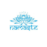 Indian Namaste Lotus Wall Sticker Living Room Background Decal Mural Home Decor Домашний декор
