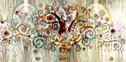 Tree of life by Gustav Klimt Landscape Wall Art Canvas Scandinavian Posters and Prints Modern Wall Art Picture for Living Room