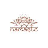 Indian Namaste Lotus Wall Sticker Living Room Background Decal Mural Home Decor Домашний декор