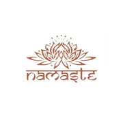 Indian Namaste Lotus Wall Sticker Living Room Background Decal Mural Home Decor Домашний декор