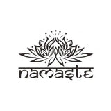 Indian Namaste Lotus Wall Sticker Living Room Background Decal Mural Home Decor Домашний декор