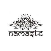 Indian Namaste Lotus Wall Sticker Living Room Background Decal Mural Home Decor Домашний декор