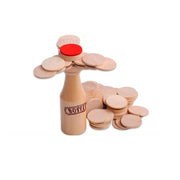 Fly AC Toy - Wooden Toys Bottle Balance Game Toy Funny Family Party Game for Ages 3 and Up