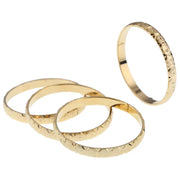 4pcs Fashion Bangle Jewelry Duabi Ethiopian Gold Color Women Bangles Jewelry Gift