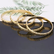 4pcs Fashion Bangle Jewelry Duabi Ethiopian Gold Color Women Bangles Jewelry Gift