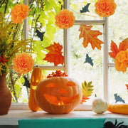 Artificial Orange Carnation Flowers Marigold Flowers Silk Cloth Decoration for Indian Festival Backdrop Parties 30 Pcs