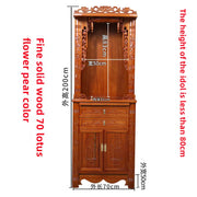 Temples Hande Made Closet Indian Hindu Wooden Shrine Craft