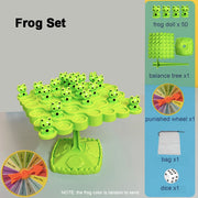 Frog Balance Tree Fun Balancing Board Game Gift Party Games Toys for Kids Parent-child Interaction Adults Tabletop Balance Toy