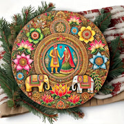 Indian Traditional Wedding Theme Metal Sign, High Definition Printing, Suitable for Decoration, Ideal Gift for Culture, Wedding