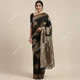 Indian Saree Dress for Women Ethnic Party Costume Traditional Sari Wedding Reception/Bharatanatyam Dance Performance No Tops