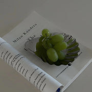 304 Stainless Steel Shell Plate Metal Cheese Plate Dessert Dish Jewelry Storage Plate Decorative Dish Featured Tableware