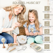 Musical Instruments Montessori Music Baby 0 12 Months Toys Drum Xylophone Kids Early Educational Wooden Instruments Baby Toys