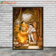 Narasimha Krishna Hinduism Wall Art Canvas Paintings  Indian Religion Posters  Prints for Living Room Decor  Spiritual Wall Pict