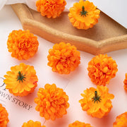 100PCS Artificial Hydrangea Flowers Wholesale Wedding Home Party Room Decoration Christmas Candy Box Fake Silk Scrapbook Plants