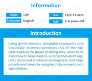 Very First Questions and Answers: Why should I say sorry? Usborne Lift the flap Children's Activity English Book Montessori