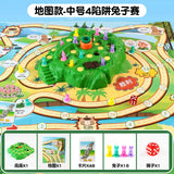 New Rabbit Trap Puzzle Toy Children's Dual Play Multiplayer Board Game Competition Parent Child Interactive Strategy Game