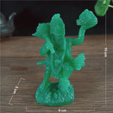 Gold Hanuman Statue Figurine Ornaments Resin Indian Hindu Monkey God Buddha Statues Sculpture Home Decoration Lucky Gift