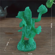 Gold Hanuman Statue Figurine Ornaments Resin Indian Hindu Monkey God Buddha Statues Sculpture Home Decoration Lucky Gift