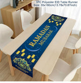 Ramadan Decor Tablecloth EID Mubarak Decor For Home 2025 Ramadan Kareem Islamic Muslim Party Eid Al Adha Gifts Happy Eid Al Fitr