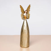 Nordic Golden Love Angel Sculpture Model Statue Ornaments Resin Statue Home Office Desktop Decoration Accessories Art Crafts